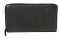 Gucci Wallet Soho Zip Around Leather Black Silver