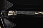 Gucci Wallet Soho Zip Around Leather Black Silver — view 7