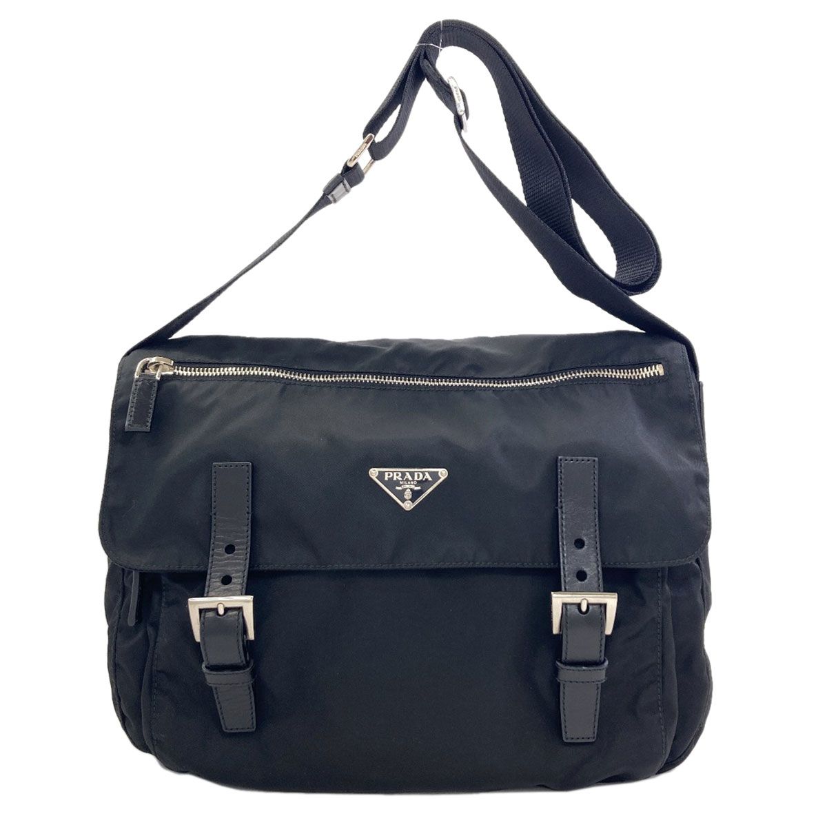 Prada Logo Shoulder Bag Nylon