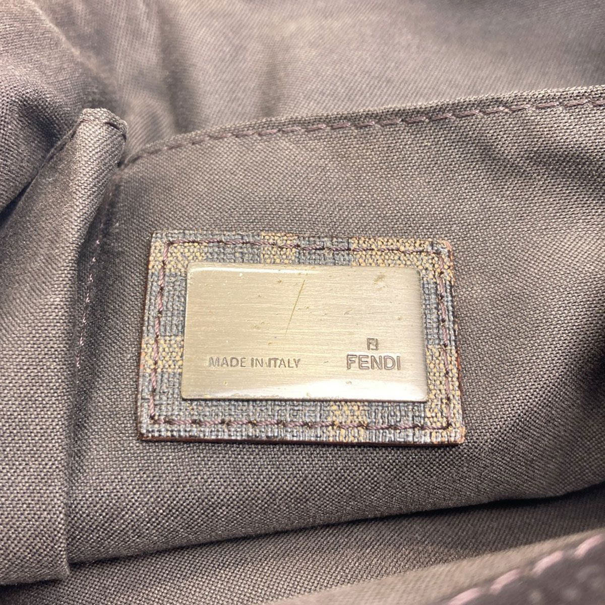 Fendi Zucca Pattern Shoulder Bag — view 6