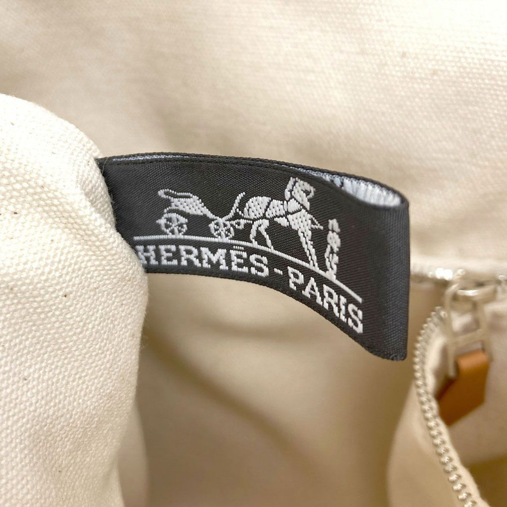 Hermes Saxo Tote Bag Canvas — view 6