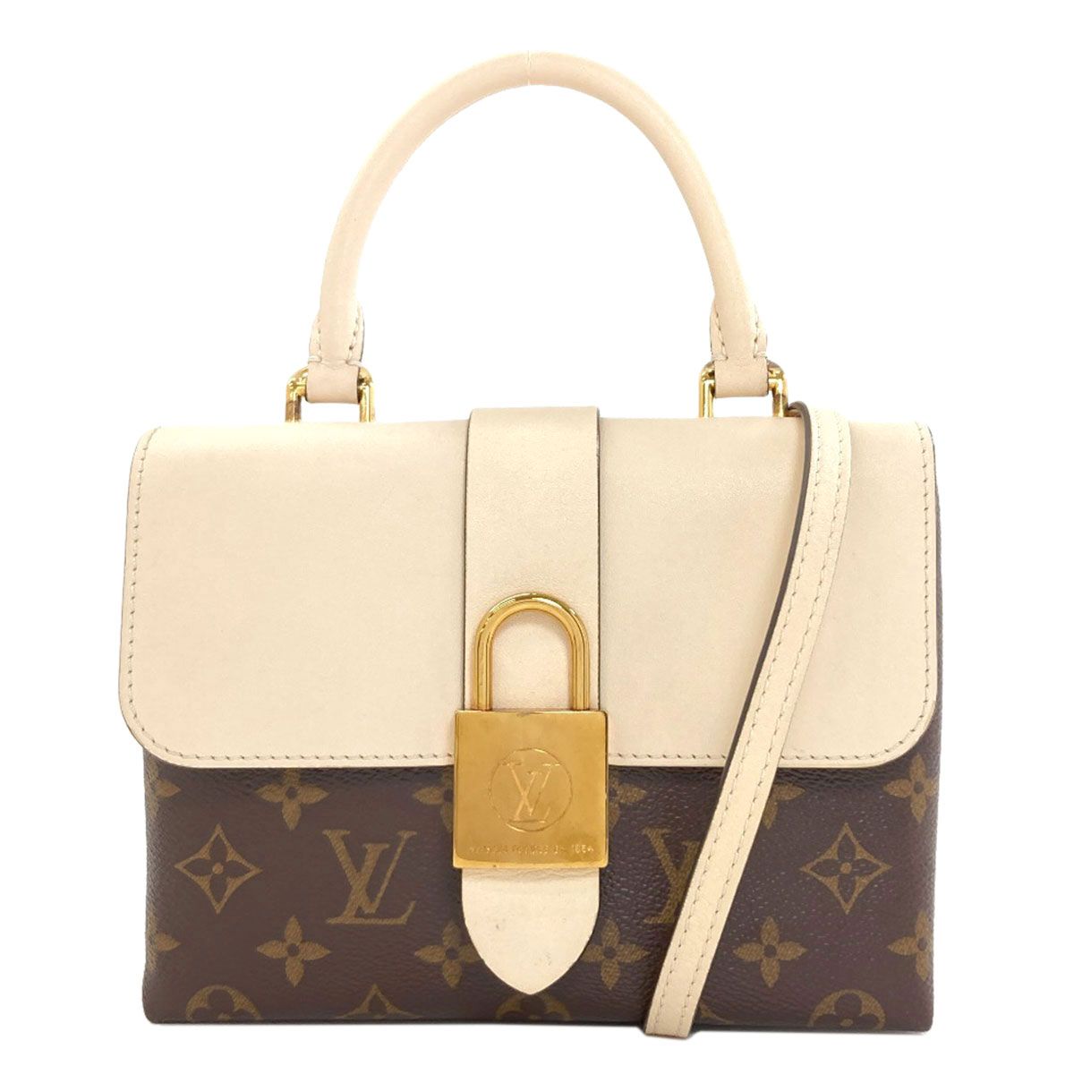 Louis Vuitton Locky BB Handbag Monogram Canvas
