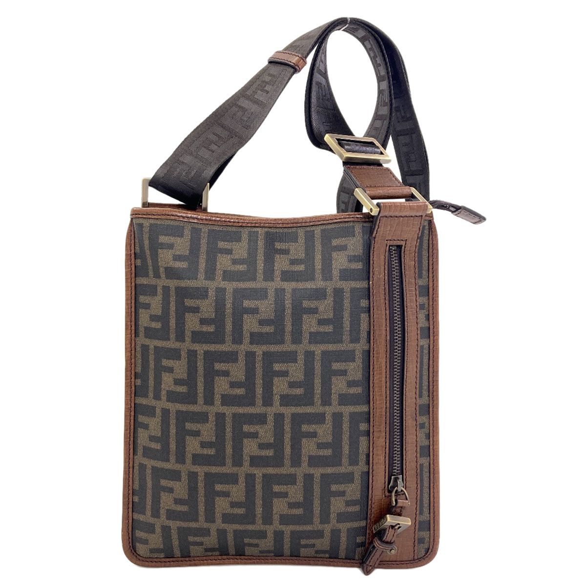 Fendi Zucca Pattern Shoulder Bag