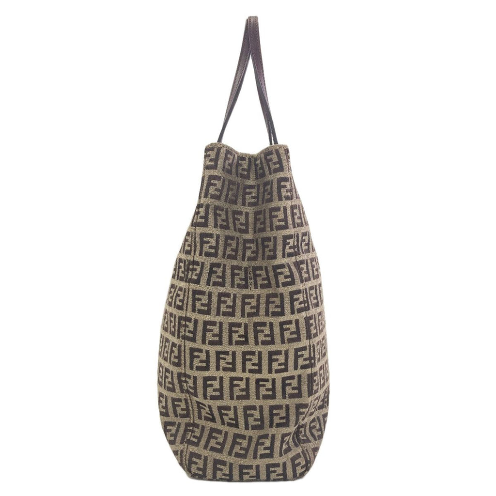 Fendi Zucchino Pattern Tote Bag Canvas — view 3