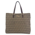 Fendi Zucchino Pattern Tote Bag Canvas