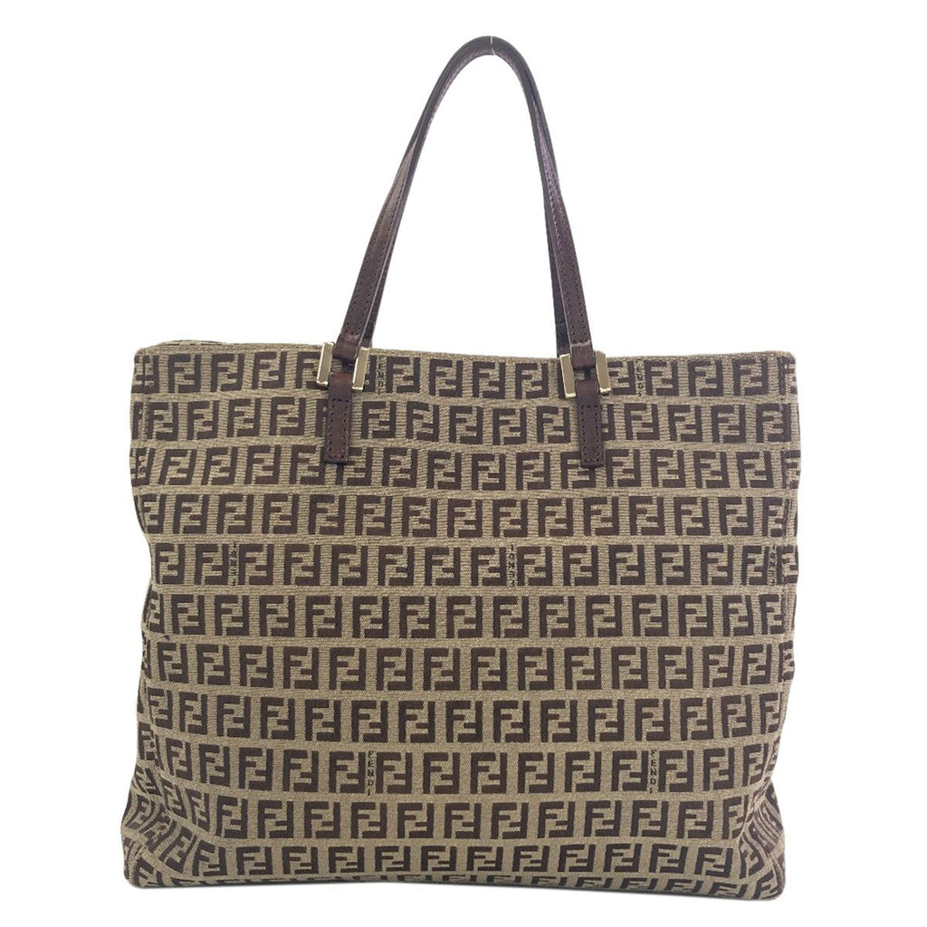 Fendi Zucchino Pattern Tote Bag Canvas — view 2