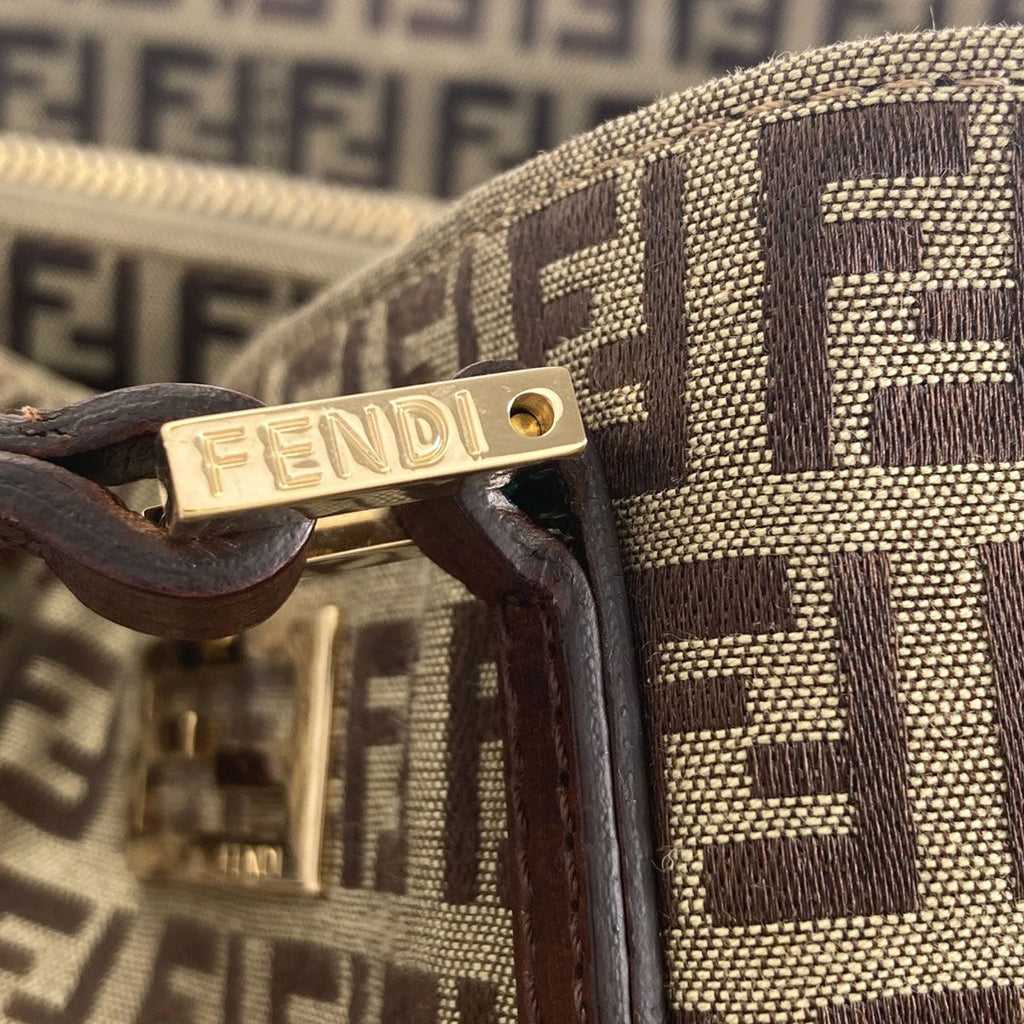 Fendi Zucchino Pattern Tote Bag Canvas — view 8