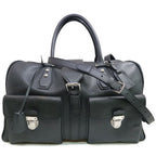 Louis Vuitton Yvan Taiga BK Silver Boston Bag Shoulder