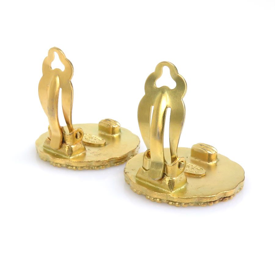 Chanel Earrings Gold — view 5
