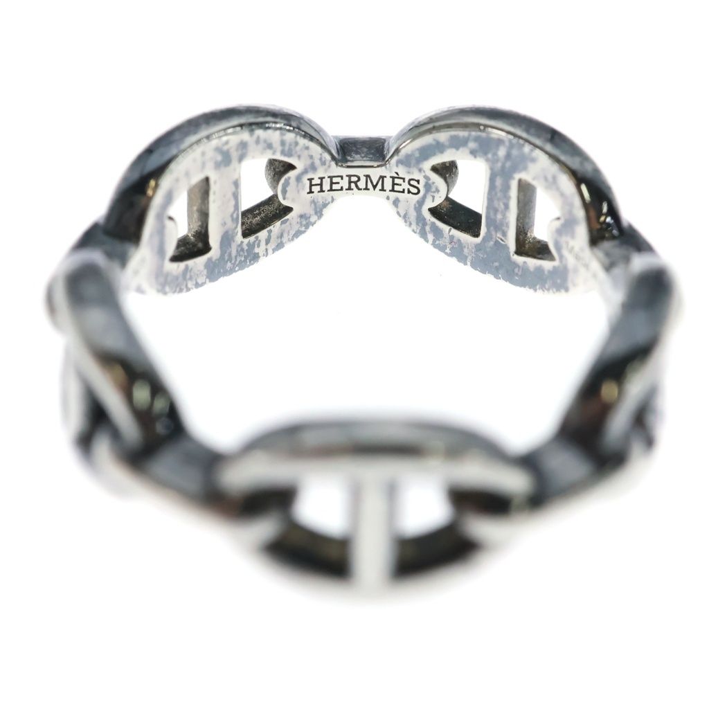 Hermes Chaine D'ancre Enchainee Ring Silver — view 4