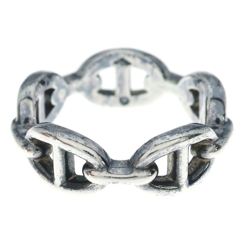 Hermes Chaine D'ancre Enchainee Ring Silver — view 2