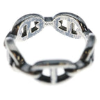 Hermes Chaine D'ancre Enchainee Ring Silver — view 5