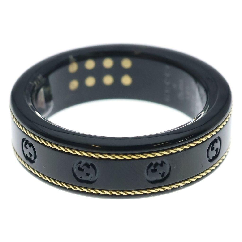 Gucci Oura Interlocking G Smart Ring Black — view 3