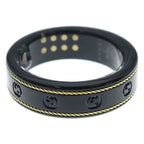 Gucci Oura Interlocking G Smart Ring Black — view 3