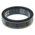Gucci Oura Interlocking G Smart Ring Black — view 2