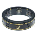 Gucci Oura Interlocking G Smart Ring Black