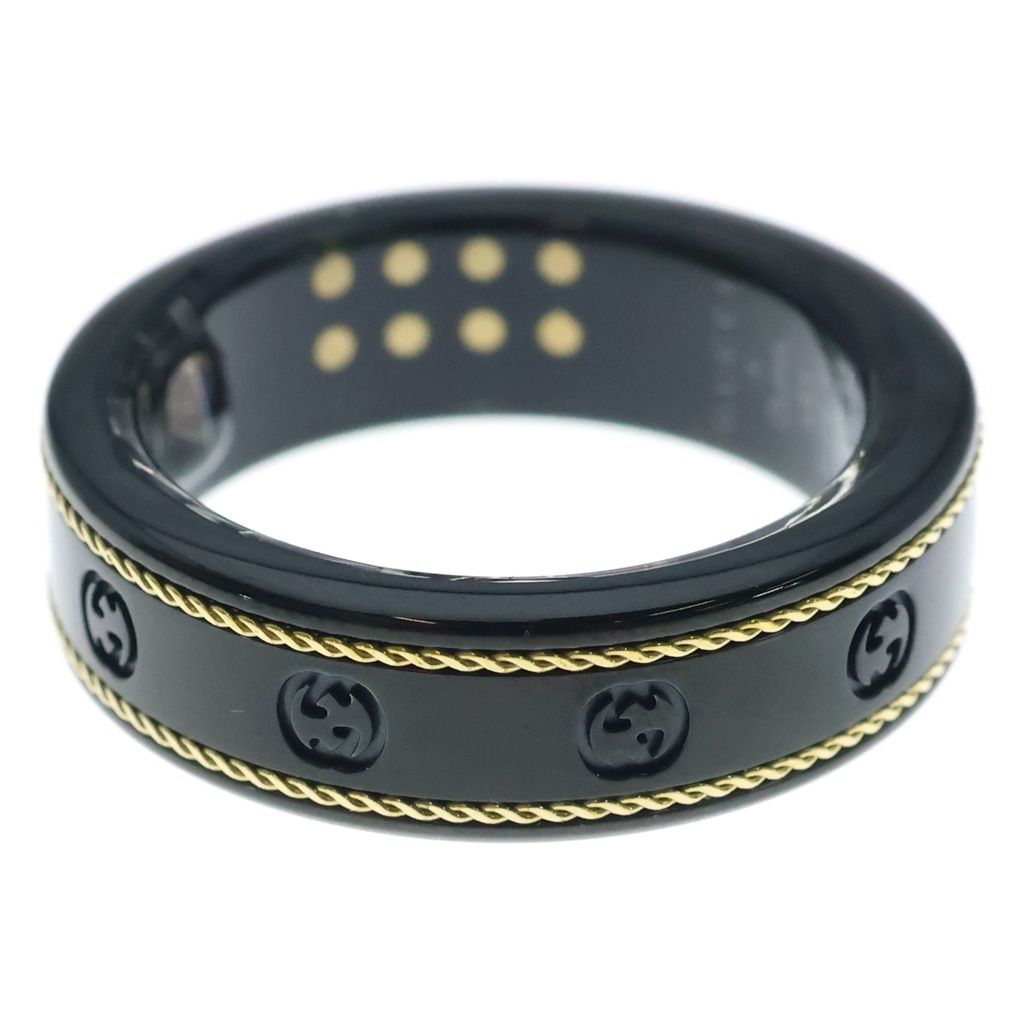 Gucci Oura Interlocking G Smart Ring Black — view 3