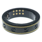Gucci Oura Interlocking G Smart Ring Black — view 3