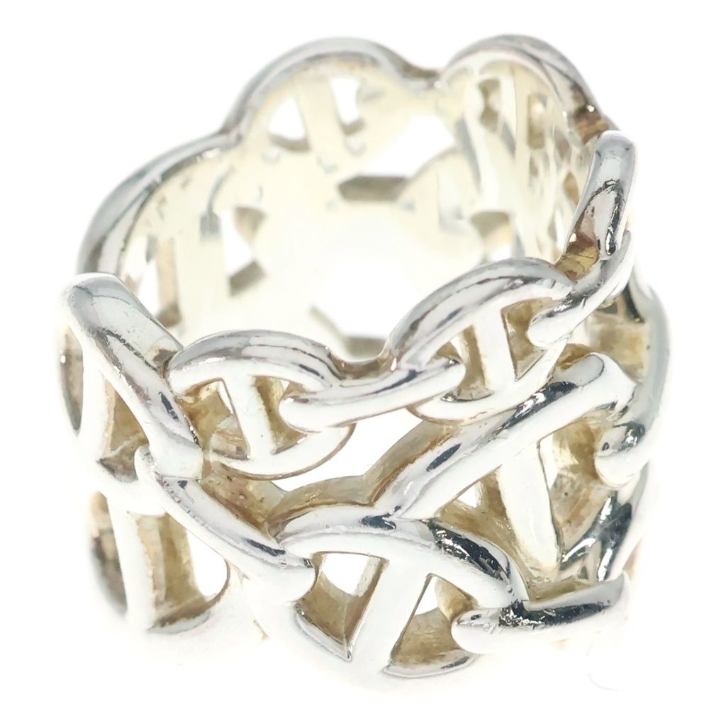 Hermes Chaine D'ancre Enchainee GM Ring Silver — view 3