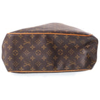 Louis Vuitton Monogram Batignolles Vertical Tote Bag Brown Leather Gold — view 4