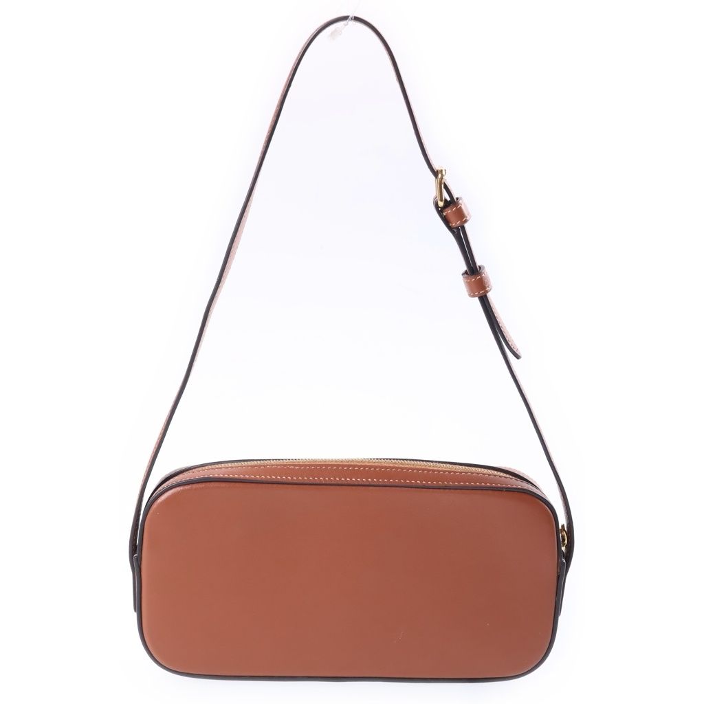 Celine Cuir Triomphe Camera Bag Leather Brown — view 2