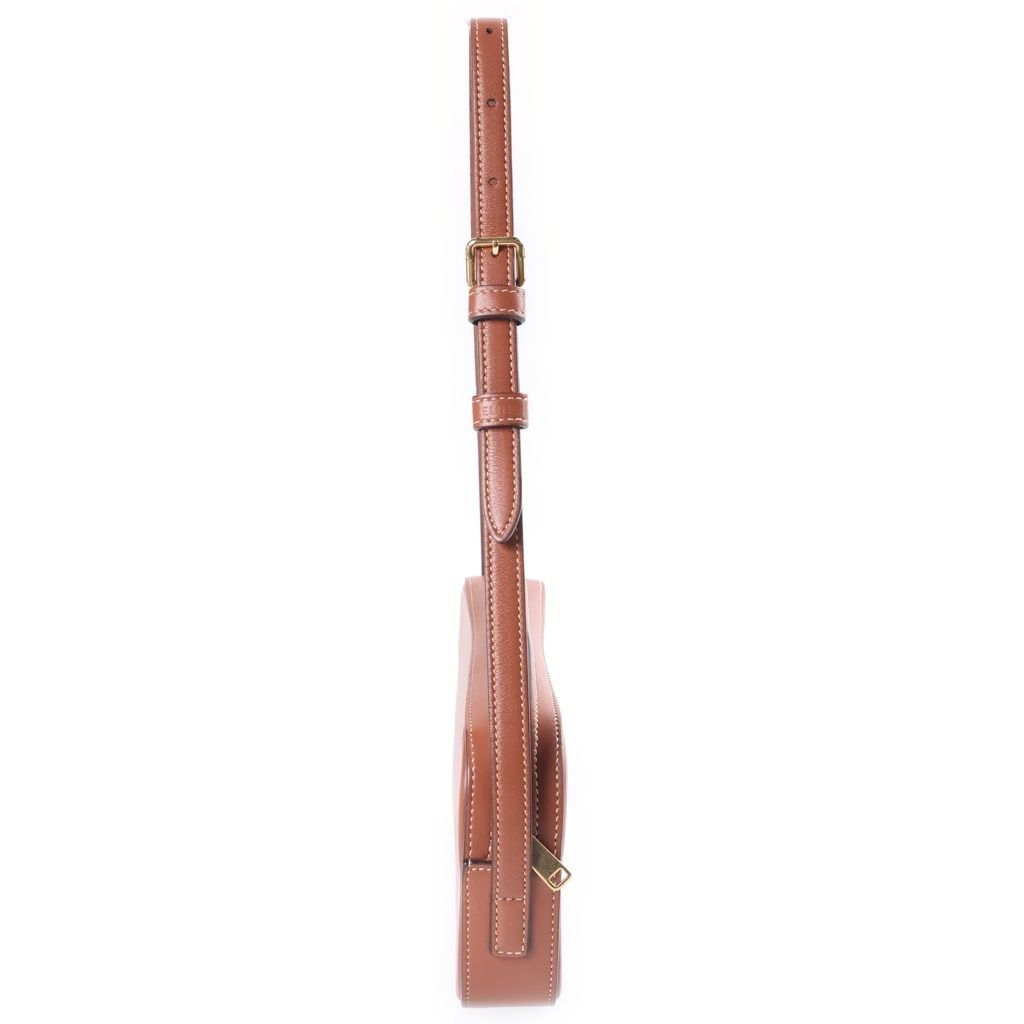 Celine Cuir Triomphe Camera Bag Leather Brown — view 3