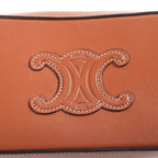 Celine Cuir Triomphe Camera Bag Leather Brown — view 6