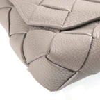 Bottega Veneta Diago Intrecciato Gray Leather Shoulder Bag — view 5