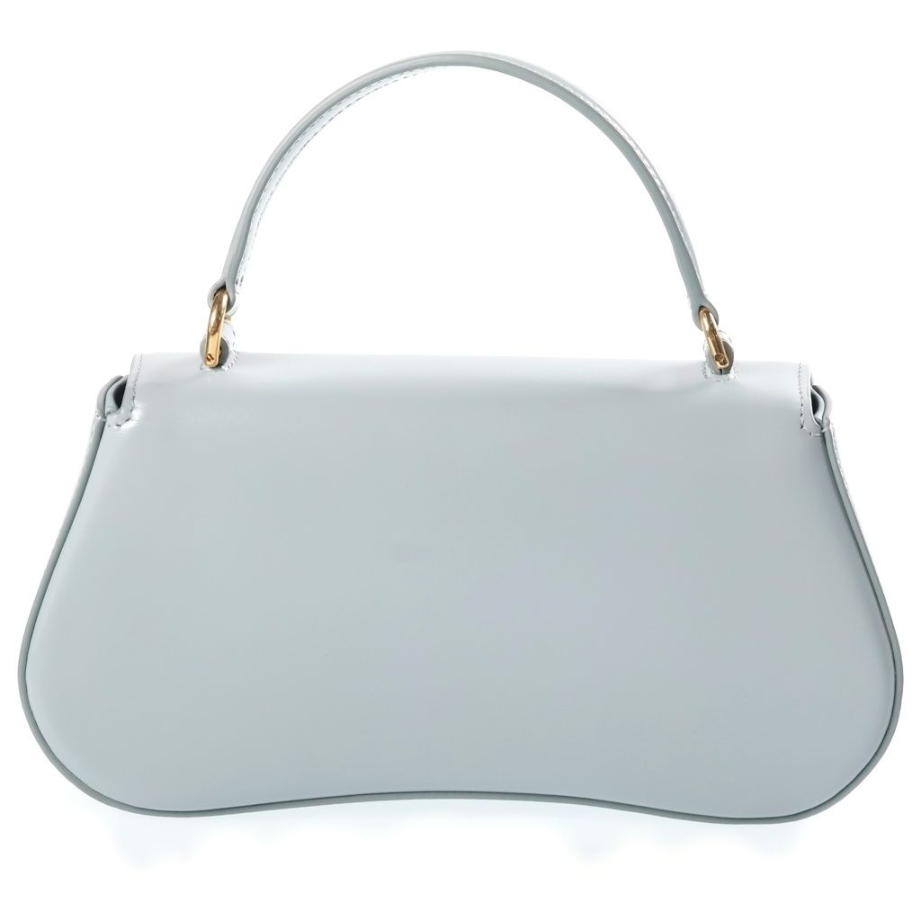 Celine Triomphe Teen Laura Leather 2-Way Handbag Light Blue — view 2
