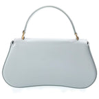 Celine Triomphe Teen Laura Leather 2-Way Handbag Light Blue — view 2