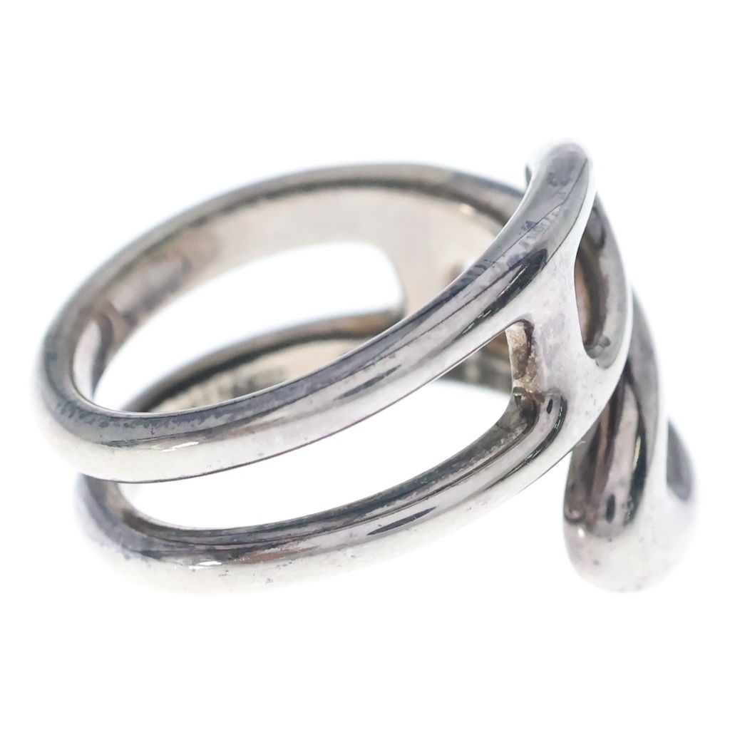 Hermes Chaine D'ancre Punk Ring Silver — view 3