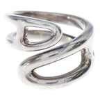 Hermes Chaine D'ancre Punk Ring Silver