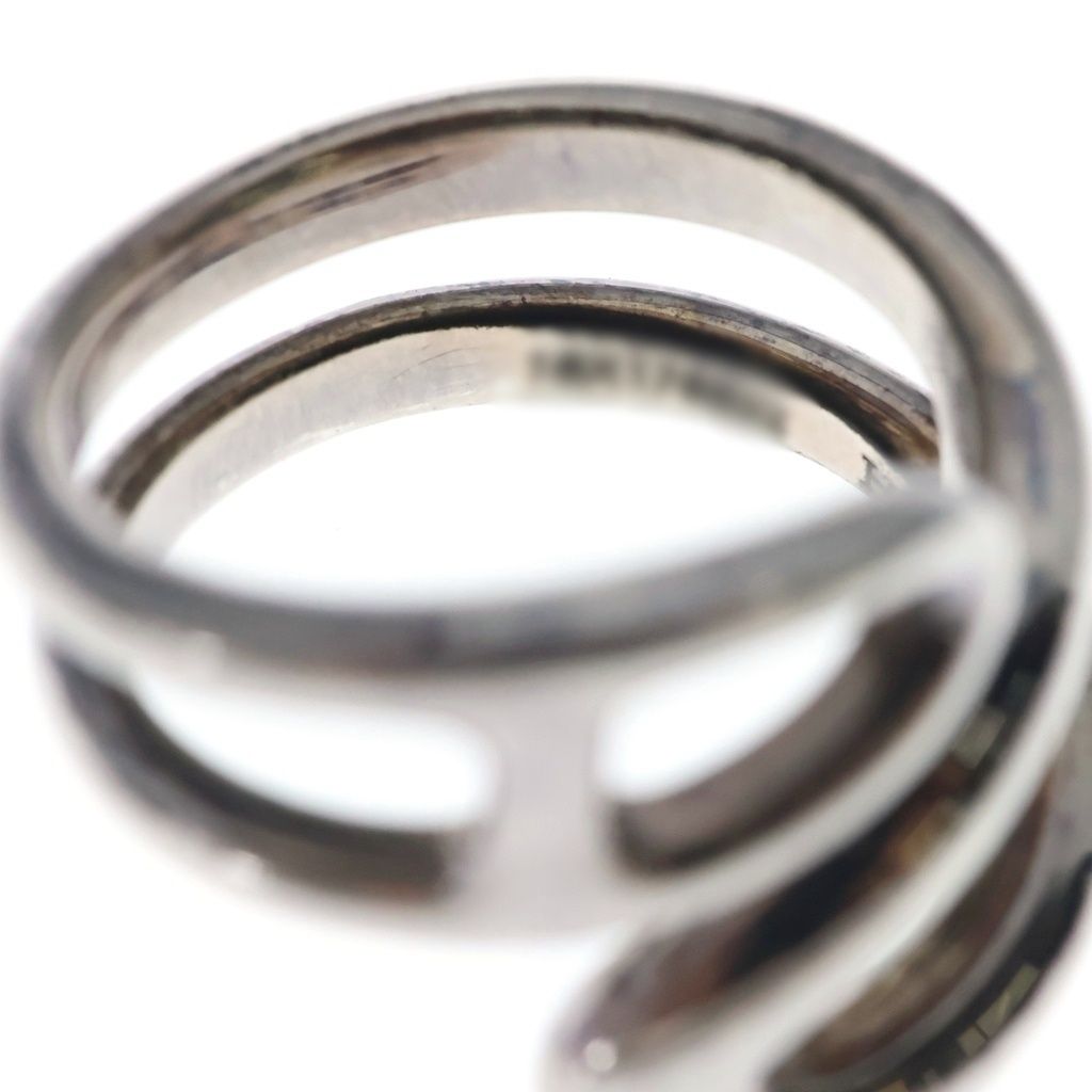 Hermes Chaine D'ancre Punk Ring Silver — view 5