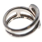 Hermes Chaine D'ancre Punk Ring Silver — view 4