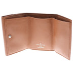 Louis Vuitton Portefeuille Lock Mini Trifold Wallet Brown — view 4