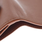 Louis Vuitton Portefeuille Lock Mini Trifold Wallet Brown — view 5