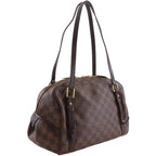 Louis Vuitton Rivington PM Damier Canvas Brown Tote Bag — view 3