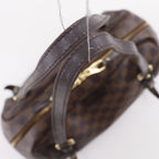 Louis Vuitton Rivington PM Damier Canvas Brown Tote Bag — view 5