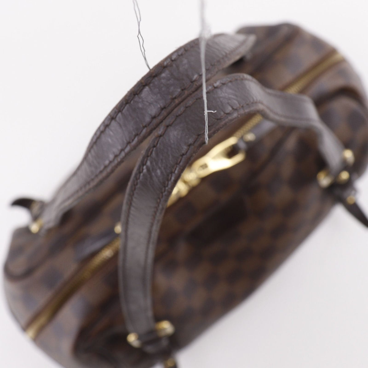 Louis Vuitton Rivington PM Damier Canvas Brown Tote Bag — view 5