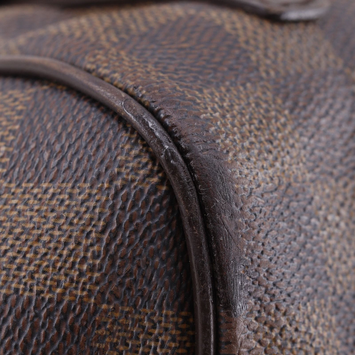 Louis Vuitton Rivington PM Damier Canvas Brown Tote Bag — view 4