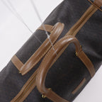Dior Honeycomb Pattern Vintage Brown Boston Bag — view 5