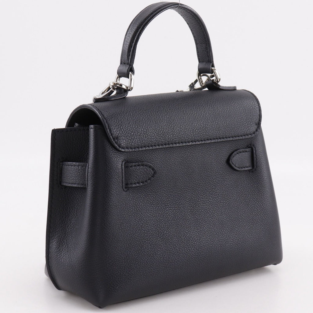 Louis Vuitton Lockme Ever Mini 2-Way Shoulder Calfskin Black Handbag — view 3