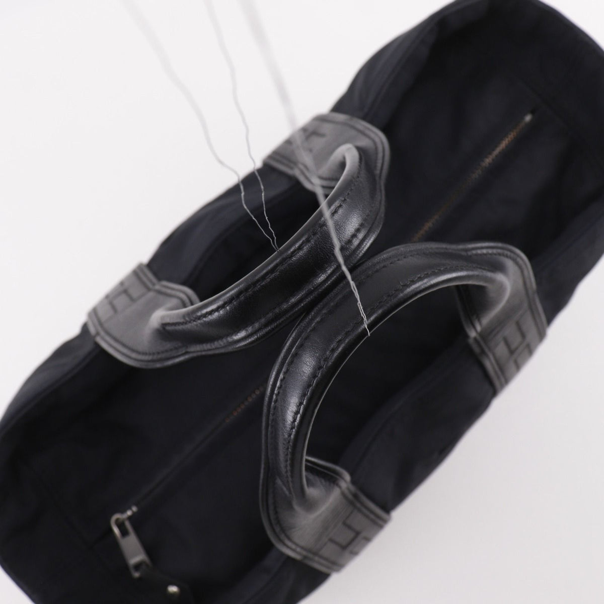Hermes Acapulco PM Nylon Black Handbag — view 5
