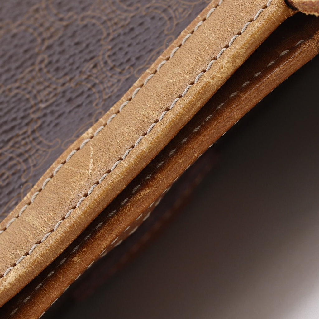 Celine Macadam Vintage Brown Tote Bag — view 8