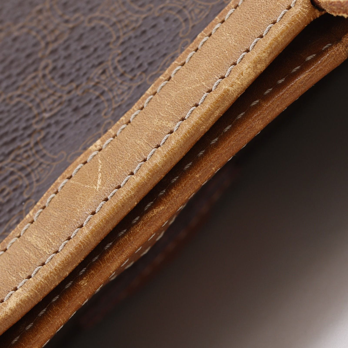 Celine Macadam Vintage Brown Tote Bag — view 8