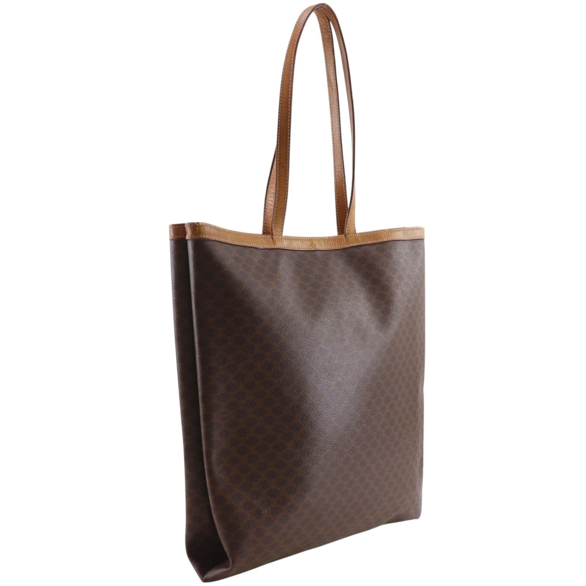 Celine Macadam Vintage Brown Tote Bag — view 3
