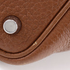 Hermes Picotin Lock 18 PM Taurillon Clemence Gold Brown Silver Handbag — view 8