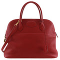 Hermes Bolide 35 2-Way Shoulder Taurillon Clemence Red P Handbag