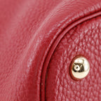 Hermes Bolide 35 2-Way Shoulder Taurillon Clemence Red P Handbag — view 4