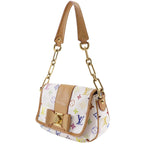 Louis Vuitton Patti Ribbon Monogram Multicolor Blanc White Shoulder Bag — view 2